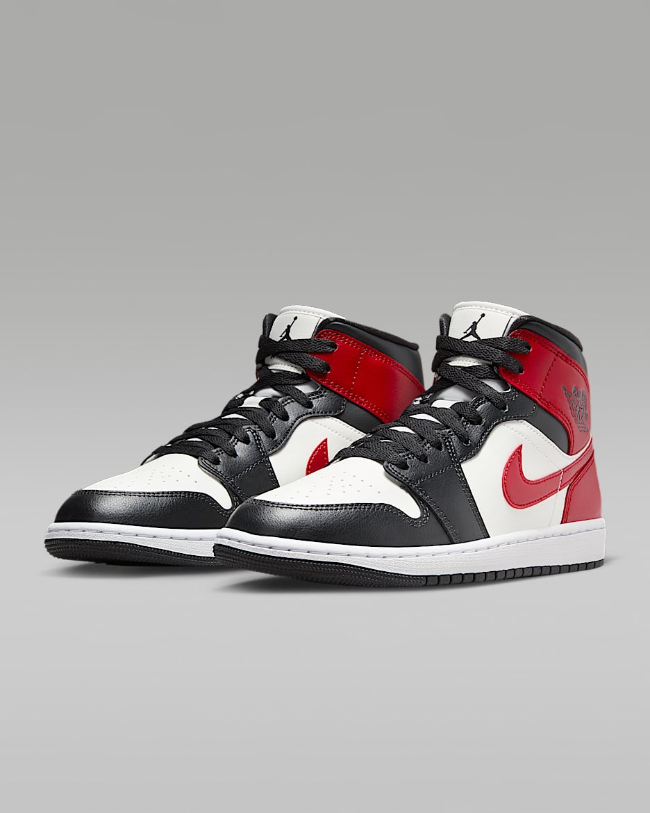 Jordan 1 black gym red sail hot sale